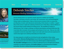 Tablet Screenshot of deborahsinclair.com